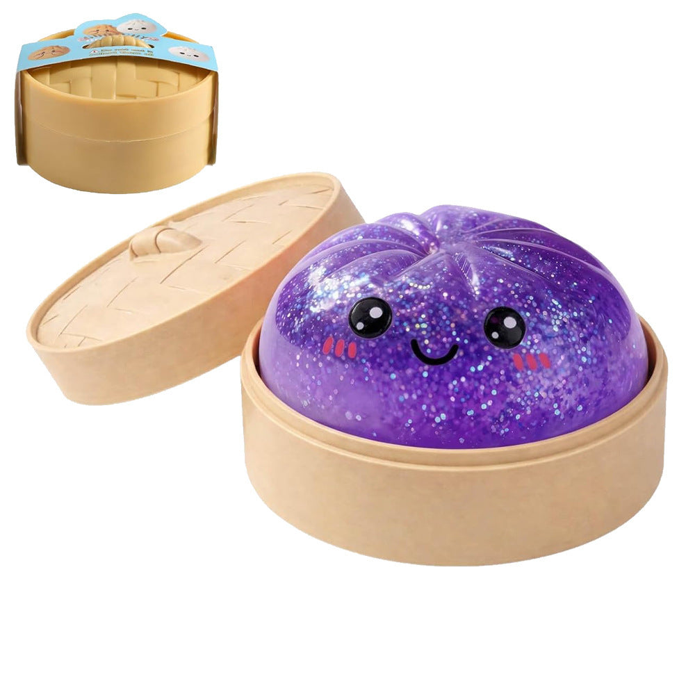 🔥Limited Time 49% Off✨Glitter Dumpling Squishy with Box