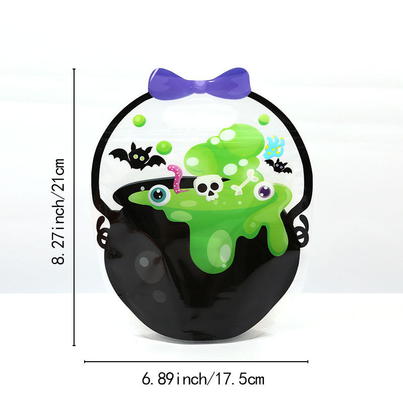 🎃Halloween Goodie Bags Plastic Candy Gift Bags with Handle