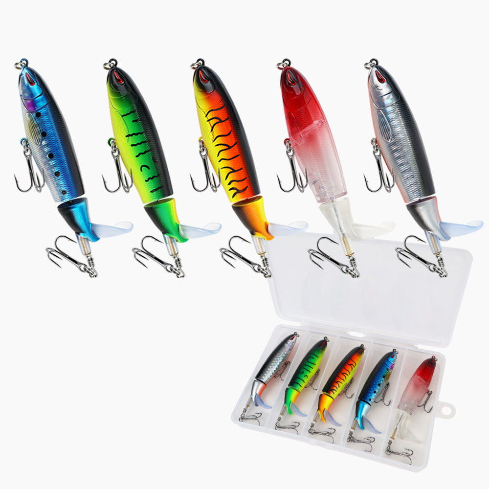 5-Pack 13cm  Artificial Fishing Lure – Perfect Casting Weight for Bass & Pike
