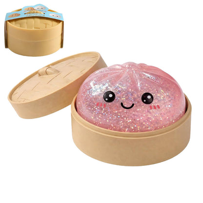 🔥Limited Time 49% Off✨Glitter Dumpling Squishy with Box