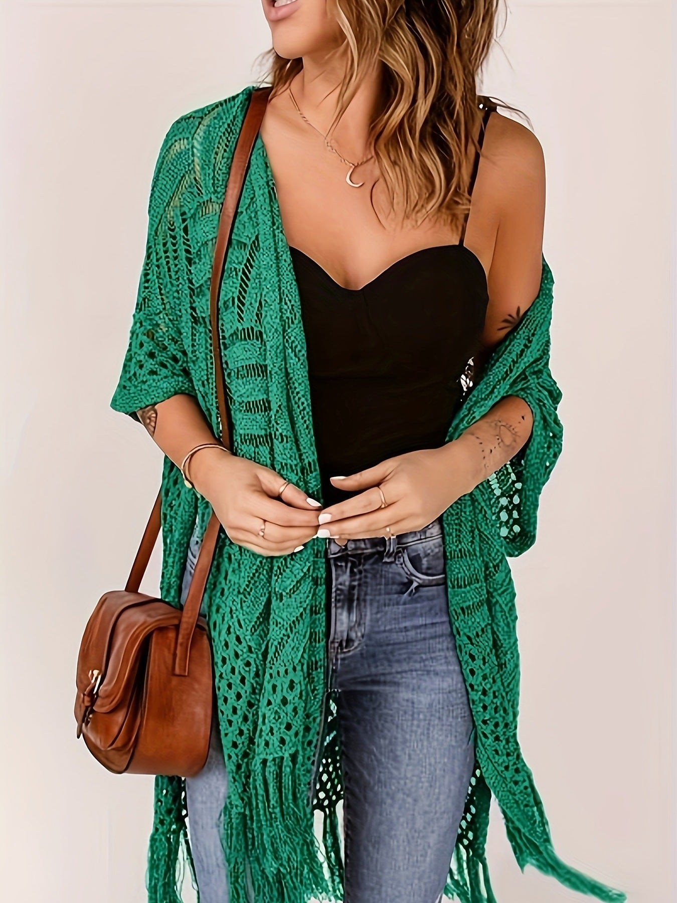 🔥Limited Time 50% Off✨Womens Knit Cardigan Oversized Open Front Outwear