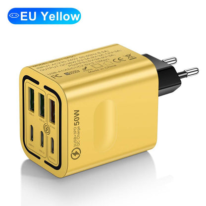 🔥Limited Time 50% Off✨Portable Multi Port Charging Station 50W, 6-Port USB C & USB A