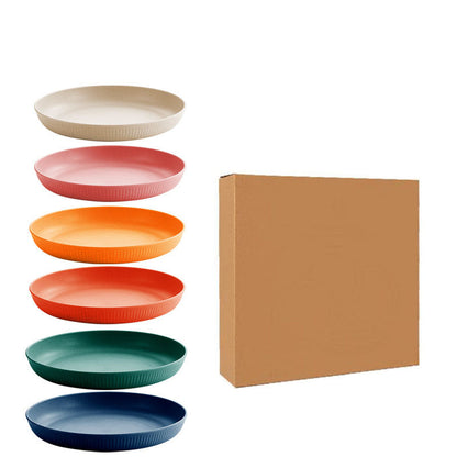 Unbreakable Wheat Straw Dinner Plates