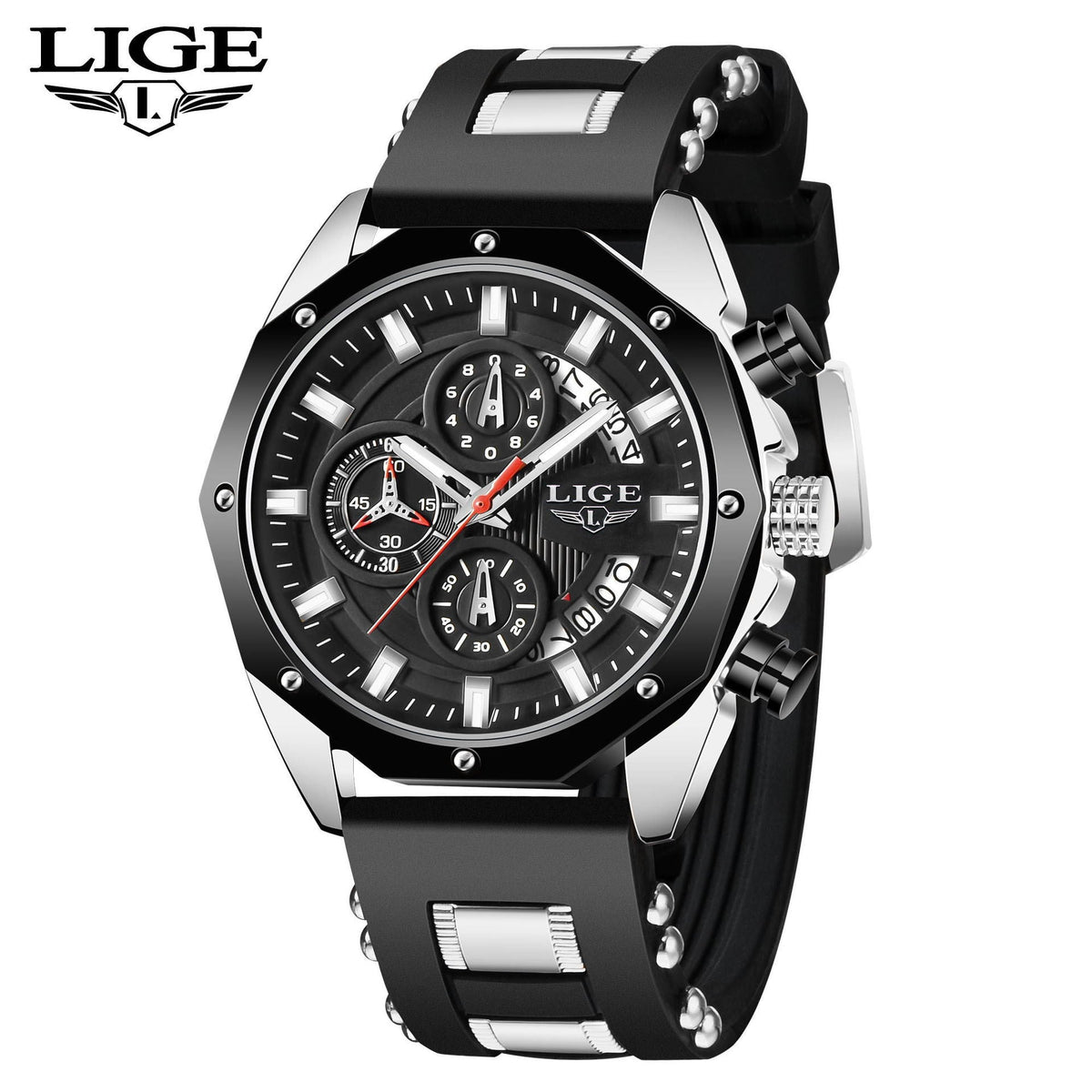 ⌚ 50% OFF NOW! 💪 Men's Outdoor Waterproof Sport Quartz Watch – Chronograph function, durable & water-resistant – Perfect for sports, travel & daily wear 🏃‍♂️