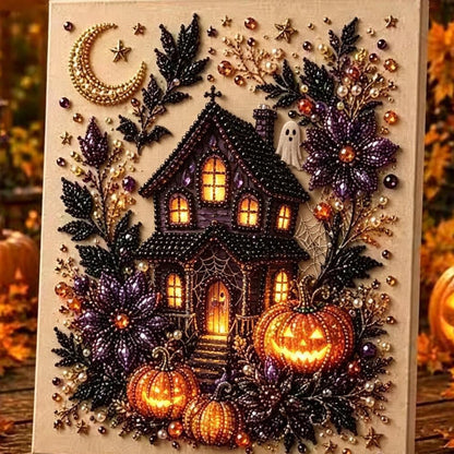 🔥 Last Day 49% OFF – 👻✨ Halloween Pearl Art DIY Kit – Turn Tiny Pearls into Spooky-Cute Magic