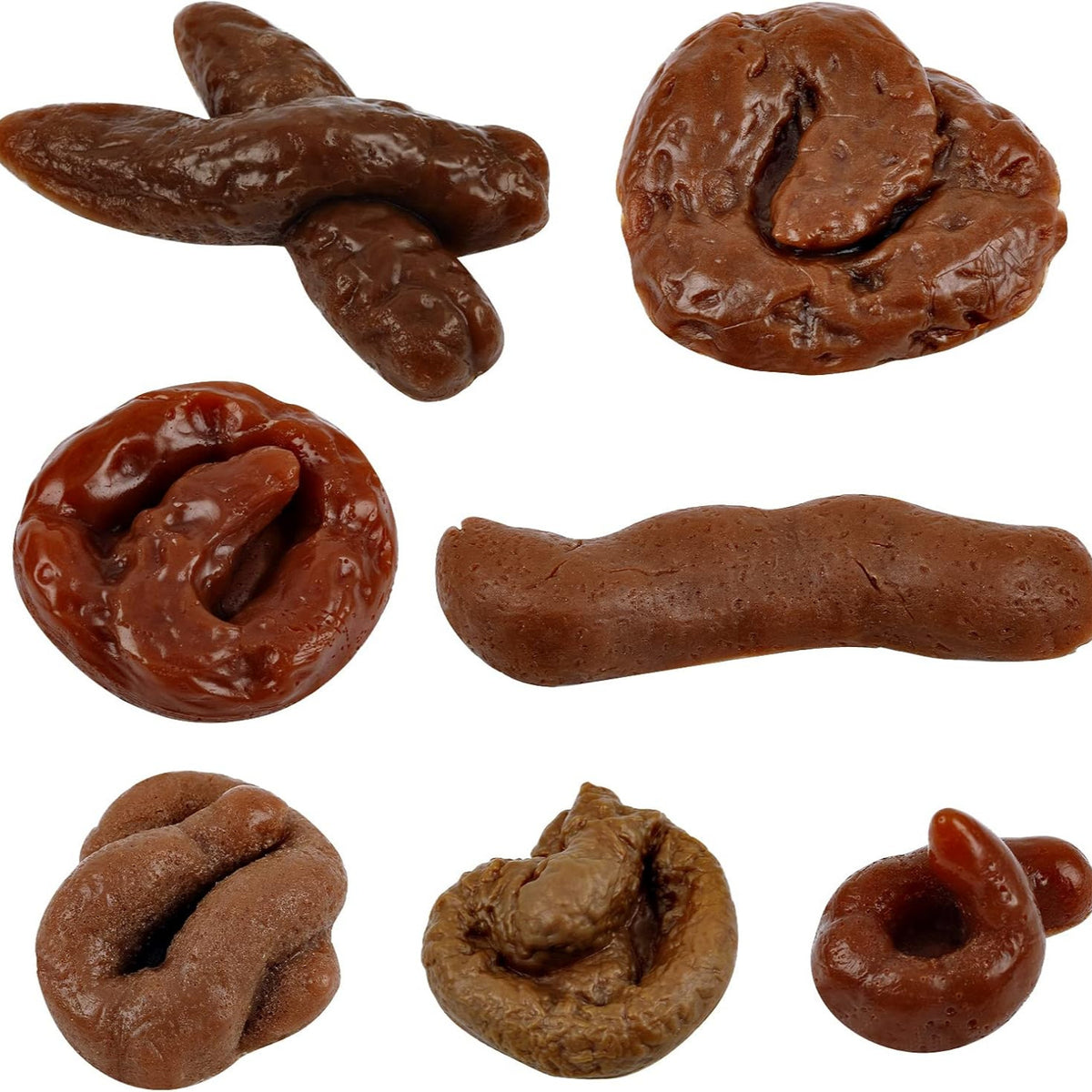 😂7 Pcs Fake Poop, Realistic Prank Poop