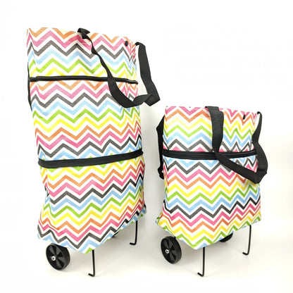 🔥LAST DAY 50% OFF-2-in-1 Foldable Shopping Cart