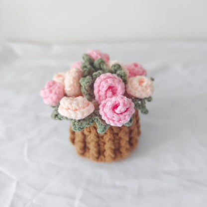✨Handmade Crochet Flower Bouquet Coaster