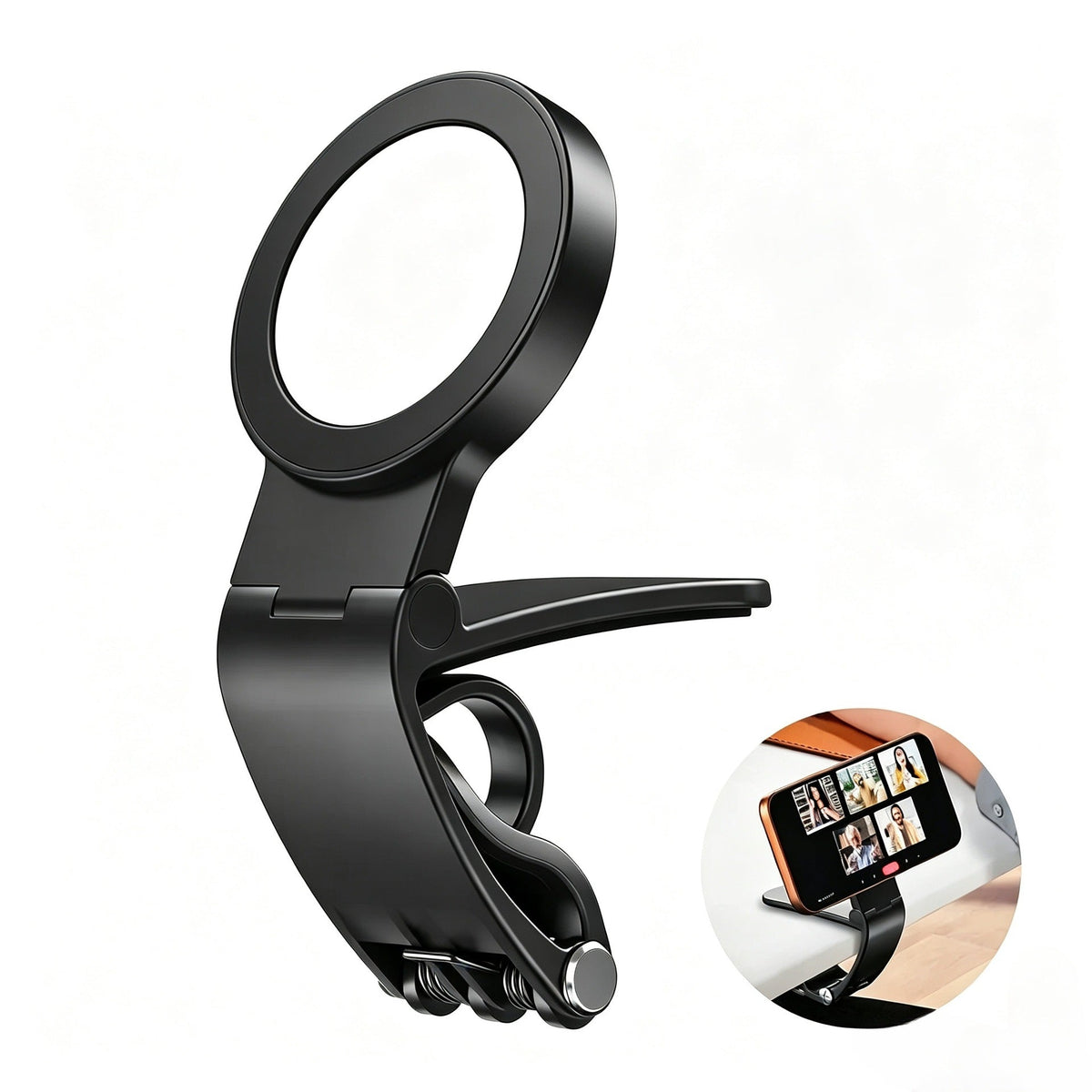 🧲Magnetic Car Phone Mount 📱Dashboard Clip Holder for Magnetic Smartphones