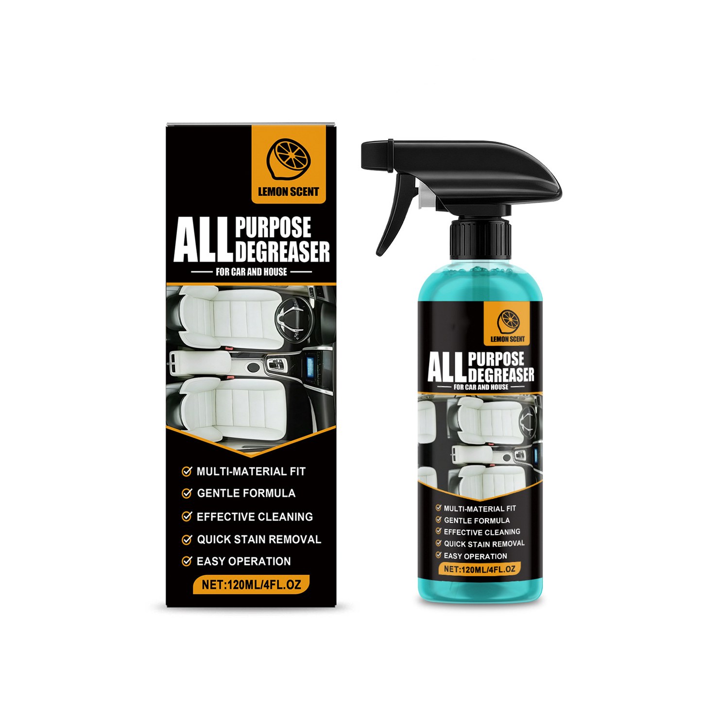 Multi-Purpose Cleaning Spray,4.2 fl oz/120 ml