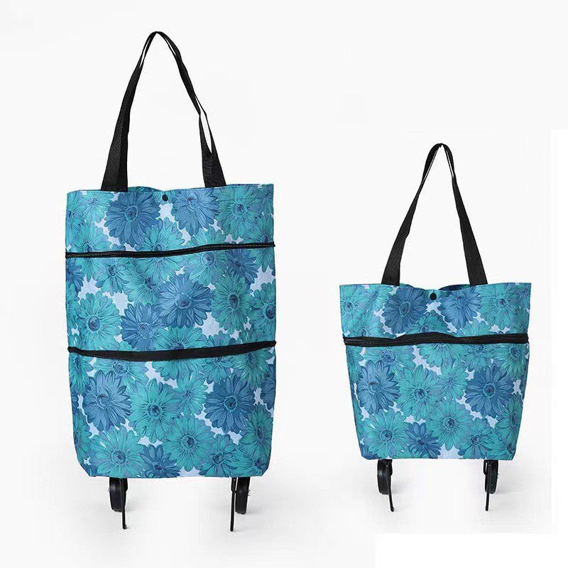 2-in-1 Foldable Shopping Cart
