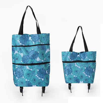 2-in-1 Foldable Shopping Cart