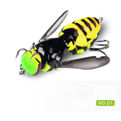 🔥  🐝 Bionic Wasp Topwater Lure That Triggers Explosive Strikes