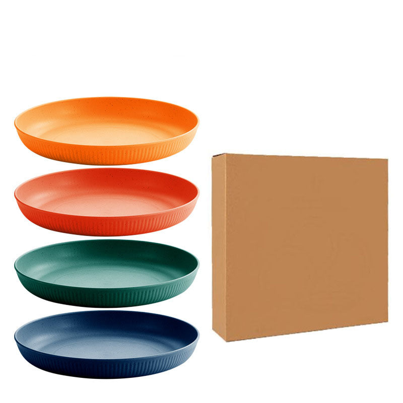 Unbreakable Wheat Straw Dinner Plates