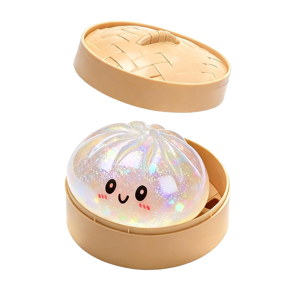 🔥Limited Time 49% Off✨Glitter Dumpling Squishy with Box