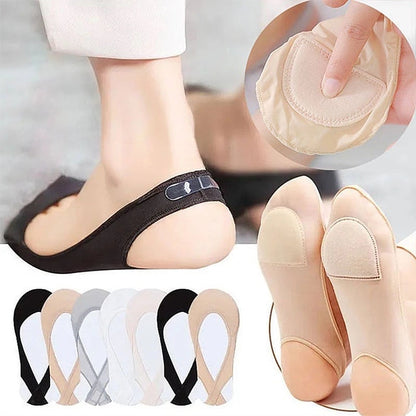 👠4 pairs👠Silicone anti-slip invisible socks