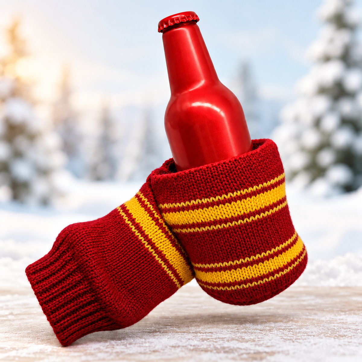 🍻 Knit Beer Glove - Cozy Winter Hand Warmer