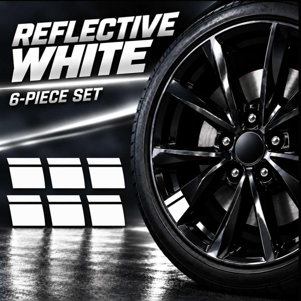 Reflective Wheel Rim Stickers / Reflective Rim Decals