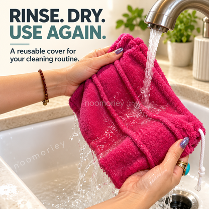 Reusable Microfiber Mop Head Cover, Dust & Spill Cleaning Pad