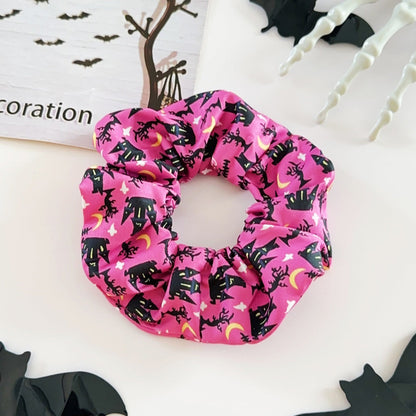 🎃 Hand-Illustrated Halloween Scrunchie Collection