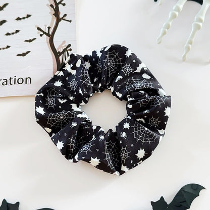 🎃 Hand-Illustrated Halloween Scrunchie Collection