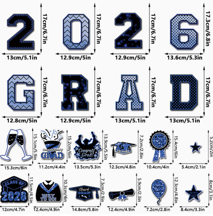 🔥20 Pcs Graduation Magnets 2026 Cruise Door Car Magnets