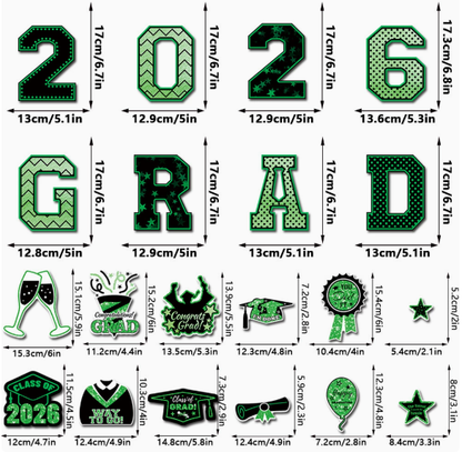 🔥20 Pcs Graduation Magnets 2026 Cruise Door Car Magnets