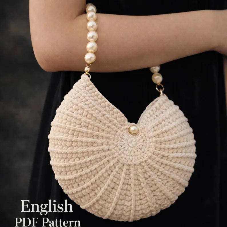 Nautilus shell crossbody bag