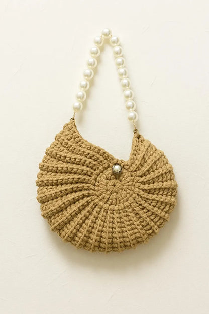 Nautilus shell crossbody bag