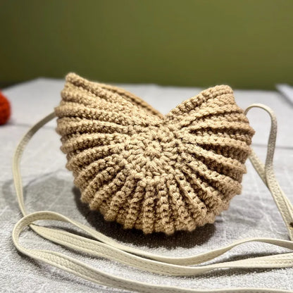 Nautilus shell crossbody bag