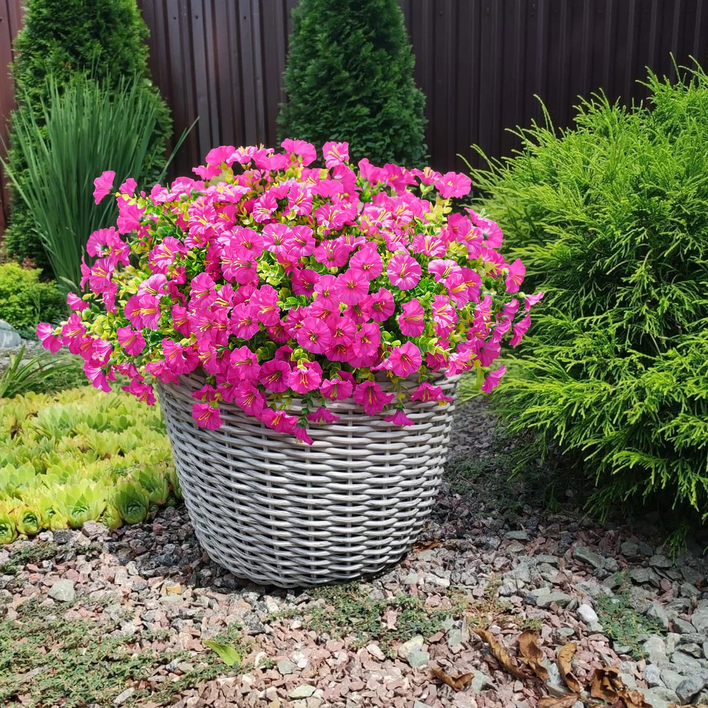 🔥Last Day 60% OFF🔥Sunscreen and Rainproof Artificial Petunias Flowers