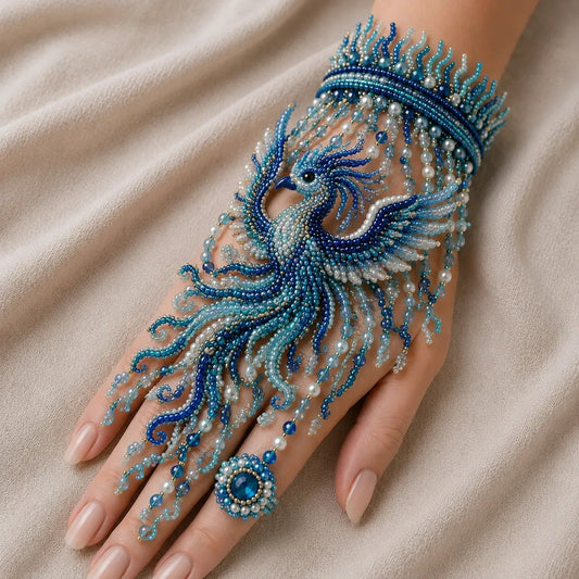 🔥 LAST DAY 49% OFF – 🌊 DIY Ocean Beaded Hand Bracelet Kit | Create Sea-Inspired Wearable Art with Colorful Beads, Ocean Charms & Jewelry Details 🐚💎✨