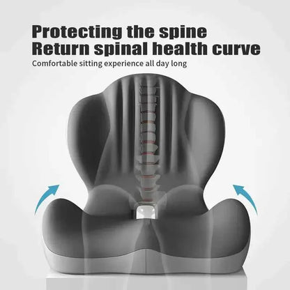 ❤️Sit Longer in Comfort with Ergonomic Memory Foam Back & Seat Support