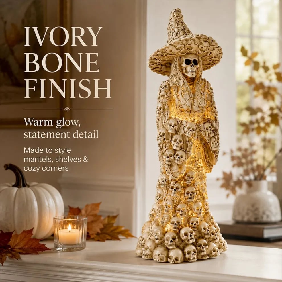 ✨Skeleton Witch Ornament