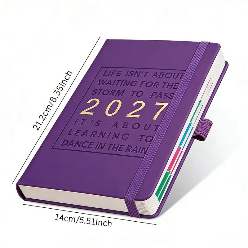 📓 2027 Calendar Notebook – A5, one day per sheet, date-marked – Ideal for daily logs & future reference ✨