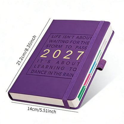 📓 2027 Calendar Notebook – A5, one day per sheet, date-marked – Ideal for daily logs & future reference ✨