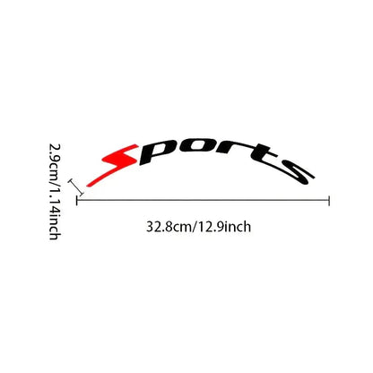 🚗4 Counts/set Car Wheel Hub Decals for 4 Tires
