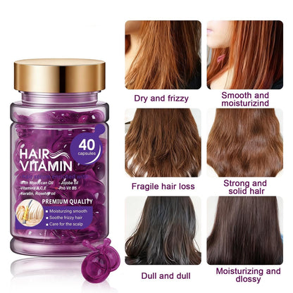 🔥Essential Oil Hair Smoothing Capsules