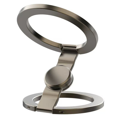 🧲 Magnetic Phone Stand & Fidget Spinner Combo – 360° Foldable Ring Holder with Strong Magnetic Grip, MagSafe Compatible Phone Stand for Desk, Car & Travel