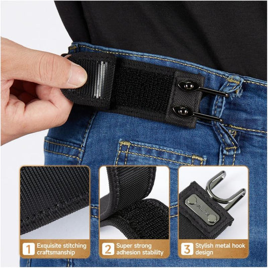 HAILTH Tactical Metal Hook Elastic Belt (2 PCS)