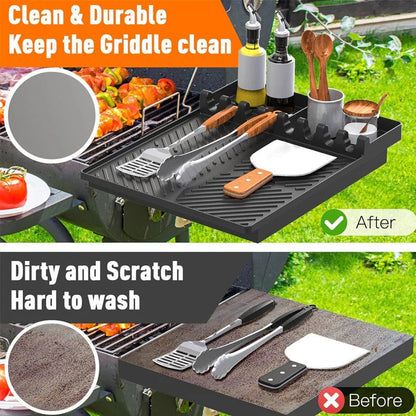🍖Silicone BBQ Side Shelf Mat — Keep Tools Clean & Close