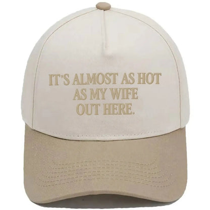 🧢Funny "Almost As Hot As My Husband" Embroidered Hat