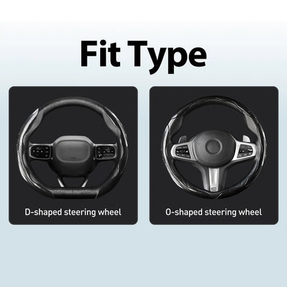 Non-Slip Car Steering Wheel Cover for 15 Inch Wheels