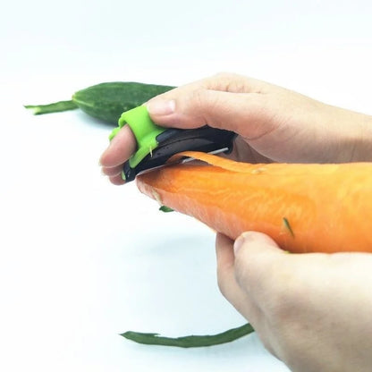 🥕 2-Piece Finger Vegetable Peeler Set – Peel Smarter, Prep Faster!