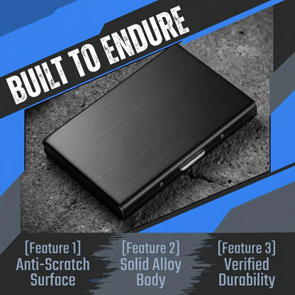 Hot Sale 🖤 RFID Blocking Metal Card Holder