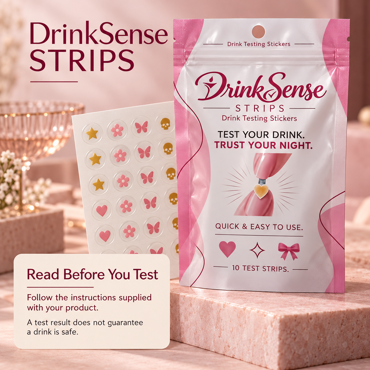Beverage Testing Strips