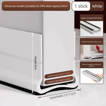 Soundproof Triple Seal Door Draft Stopper