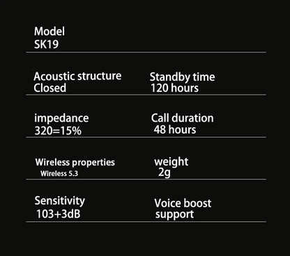 SK19 2026 New Ultra-Small Invisible In-Ear Earplugs