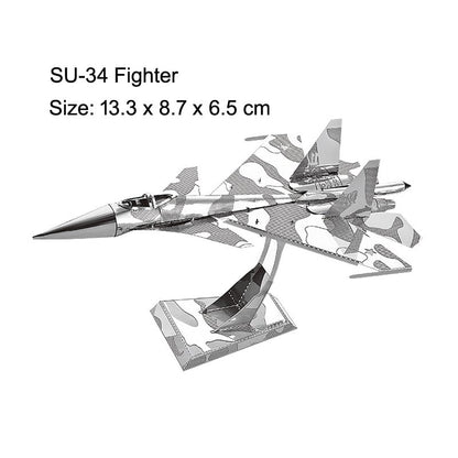 ✈️DIY Handmade 3D Metal Airplane Model