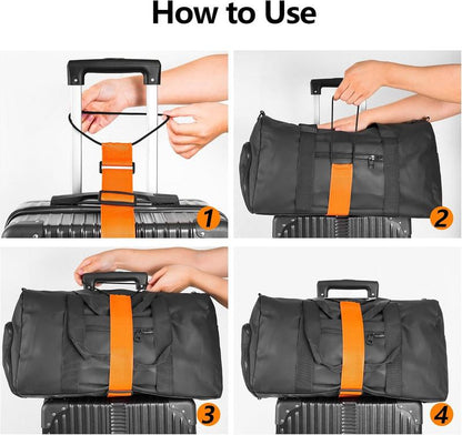 🔥Buy 2 Get 1 Free💥Multi Use Strong Adjustable Luggage Connector Straps